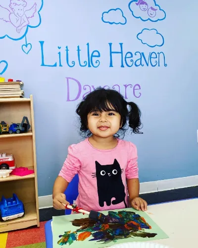 Child at Little Heaven Daycare