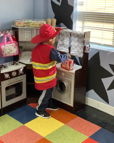 Child at Little Heaven Daycare