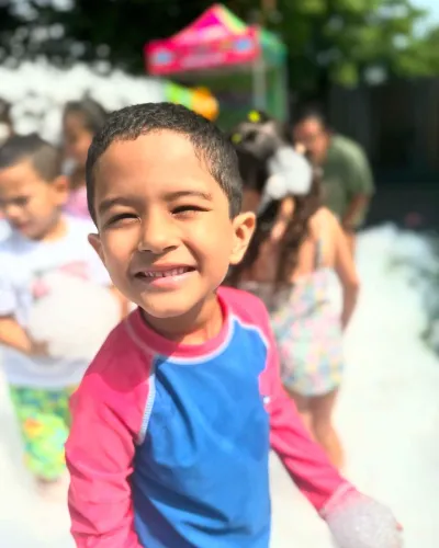 Child at Little Heaven Daycare