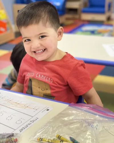 Child at Little Heaven Daycare