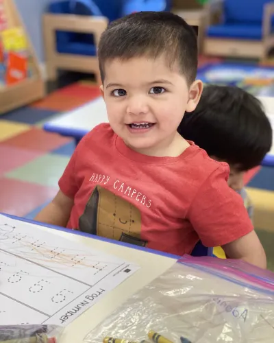 Child at Little Heaven Daycare