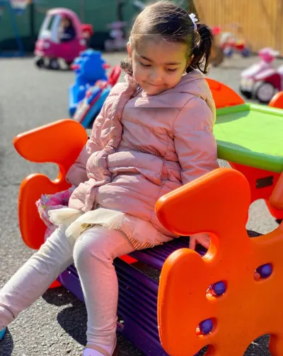 Child at Little Heaven Daycare