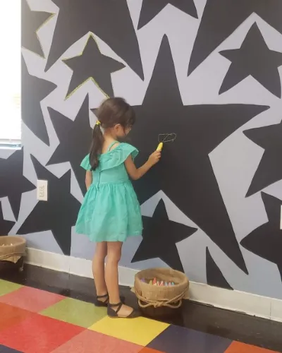 Child at Little Heaven Daycare