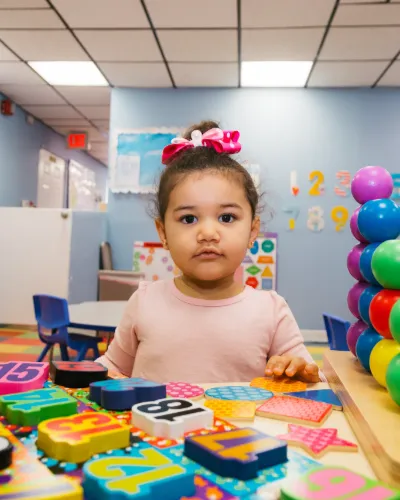 Child at Little Heaven Daycare