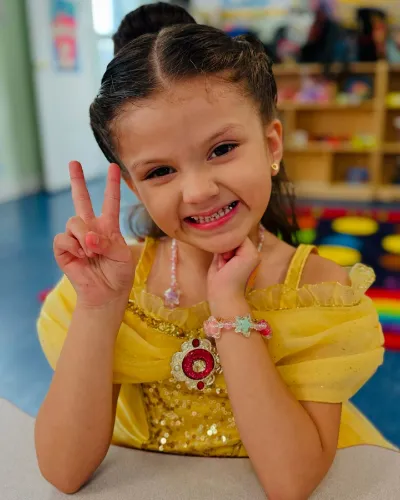 Child at Little Heaven Daycare