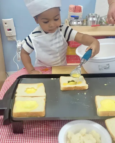 Child at Little Heaven Daycare