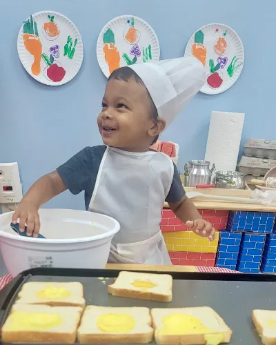 Child at Little Heaven Daycare