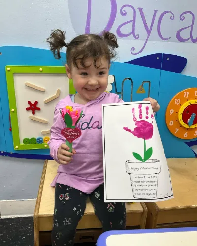 Child at Little Heaven Daycare