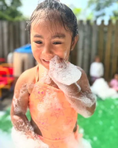 Child at Little Heaven Daycare