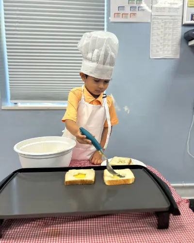 Child at Little Heaven Daycare