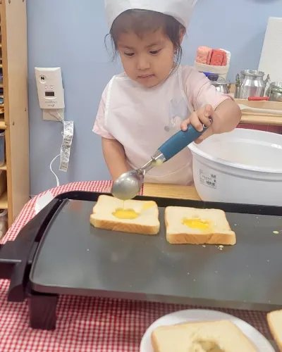 Child at Little Heaven Daycare